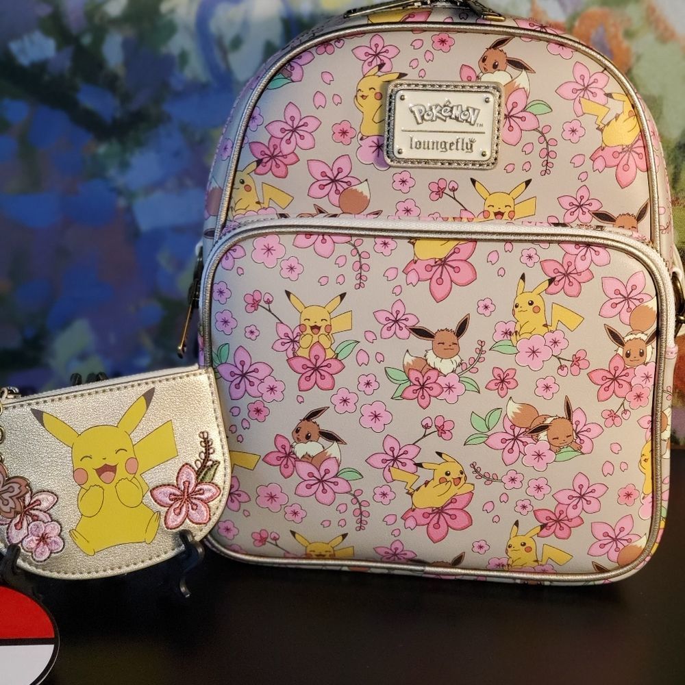 Pokemon mini.backpack with cardholder